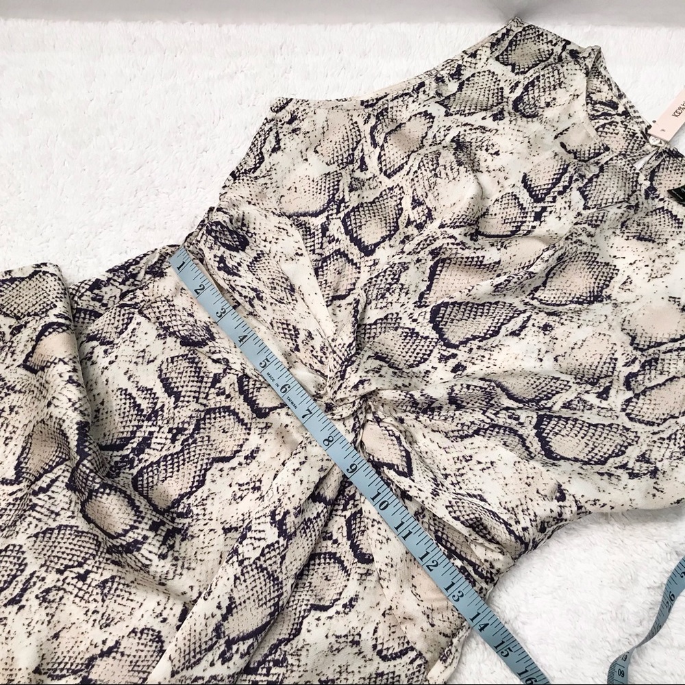 Sleeveless Twisted Snake Printed Dress - NWTags - Picture 6 of 12